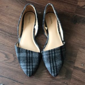 Plaid flats